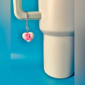 Breast Cancer Awareness Tumbler Charm